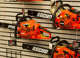 Echo chain saws, trimmers, blowers, brushcutters