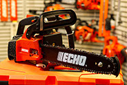 Echo chainsaws, leaf blowers and string trimmers, and parts and service of Echo products