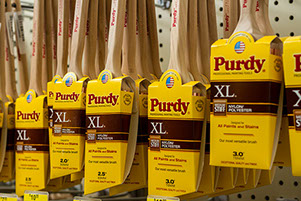 Purdy and Ace Paintbrushes, Rollers, Trays