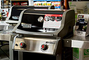 Weber gas grills and accessories, propane refill, bird seed